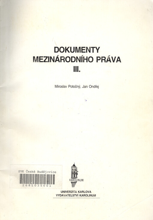 Dokumenty mezinárodního práva