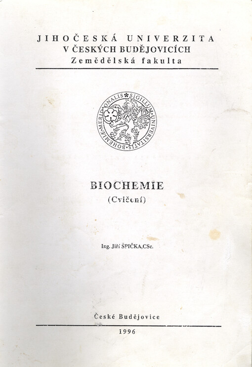 Biochemie : (cvičení)