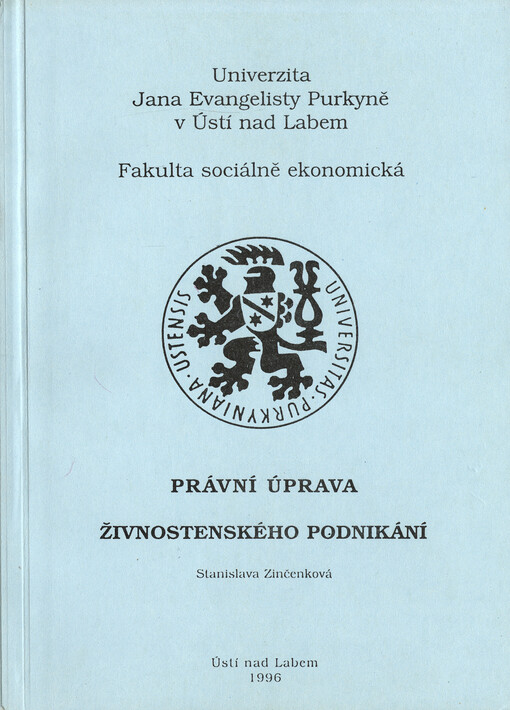 Právní úprava živnostenského podnikání