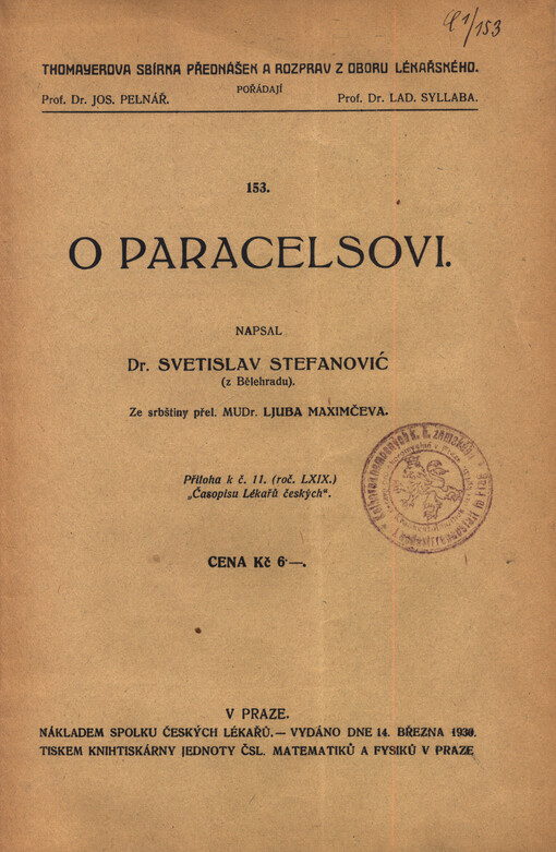 O Paracelsovi