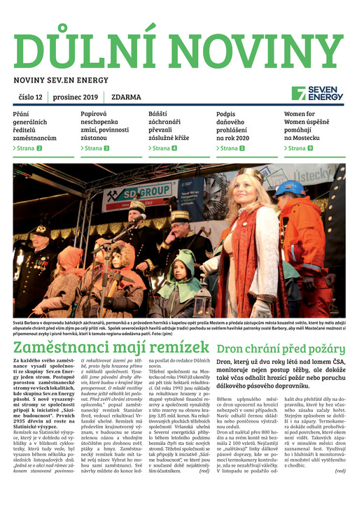 DN Důlní noviny : list pro zaměstnance Mostecké uhelné společnosti, a.s.