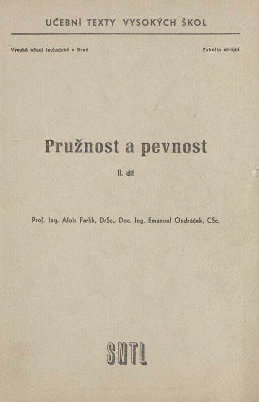 Pružnost a pevnost