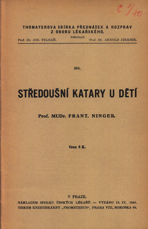 Středoušní katary u dětí