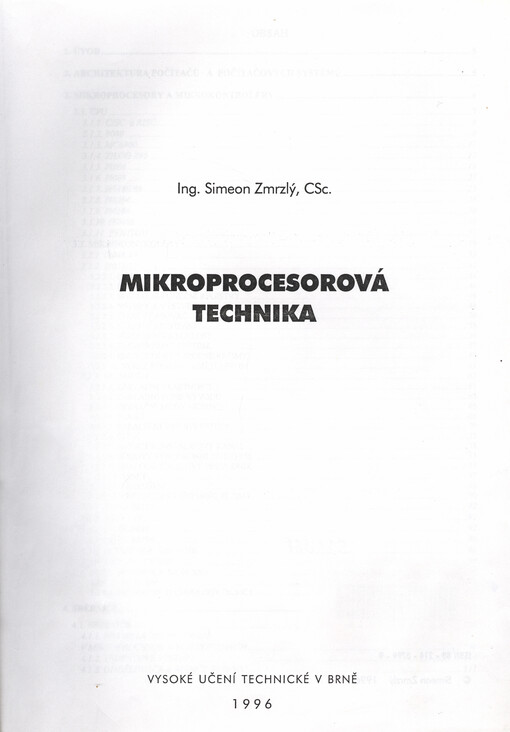 Mikroprocesorová technika