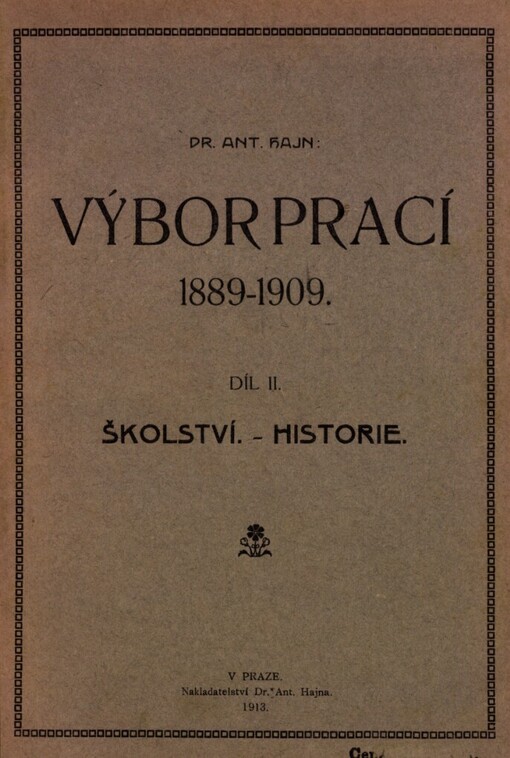 Výbor prací 1889-1909