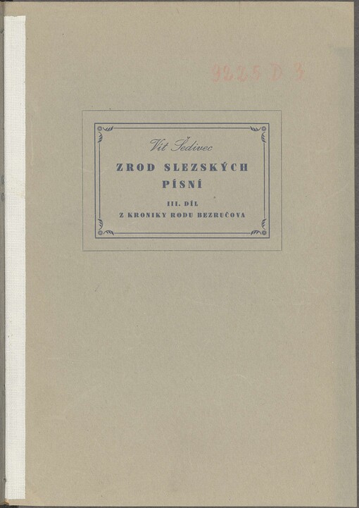Z kroniky rodu Bezručova