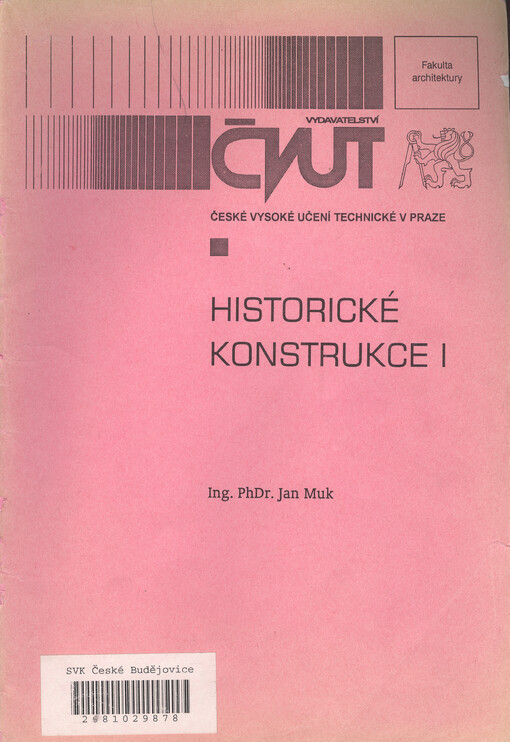 
  Historické konstrukce 1
  