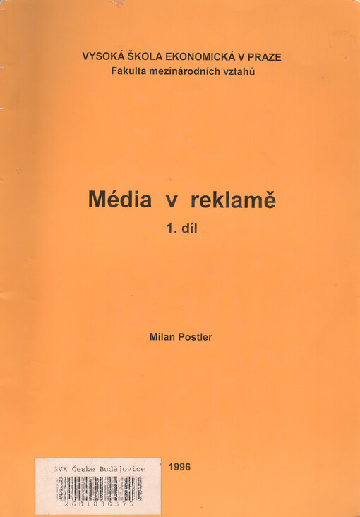 Média v reklamě. 1. díl