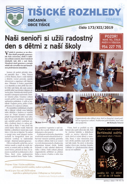 Tišické rozhledy : občasník obcí Chrást, Kozly, Tišice