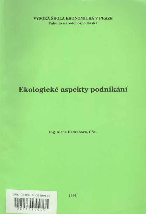 Ekologické aspekty podnikání