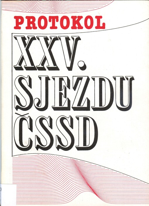 Protokol XXVII. sjezdu ČSSD