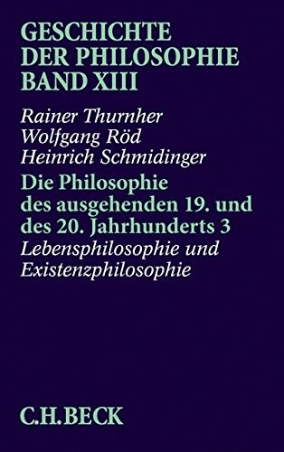 Geschichte der Philosophie Band XIII