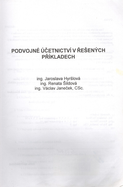 Podvojné účetnictví v řešených příkladech