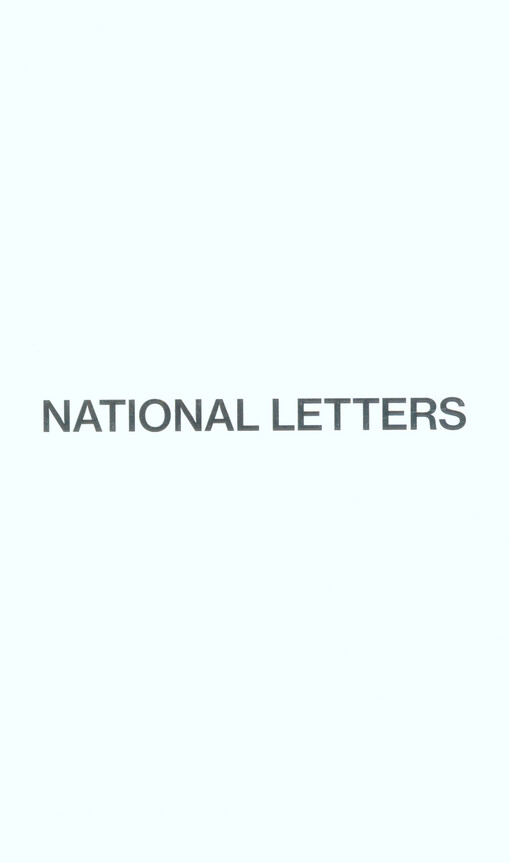 National letters : languages and scripts as nation-building tools