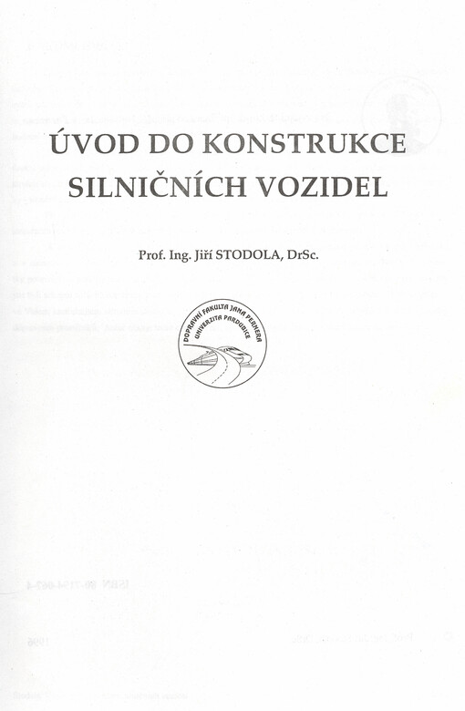 Úvod do konstrukce silničních vozidel