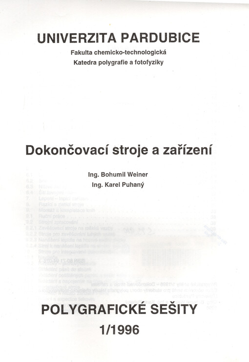Dokončovací stroje a zařízení