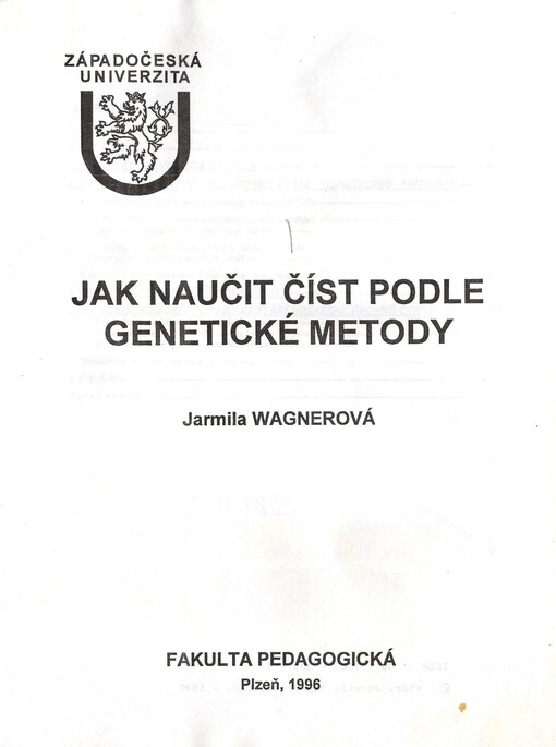 Jak naučit číst podle genetické metody