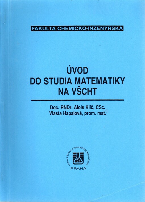Úvod do studia matematiky na VŠCHT