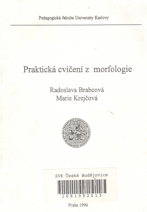 Praktická cvičení z morfologie