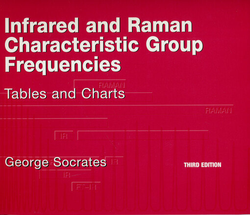 Infrared and Raman characteristic group frequencies : tables and charts