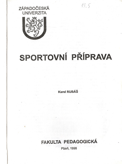 Sportovní příprava