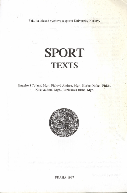 Sport texts