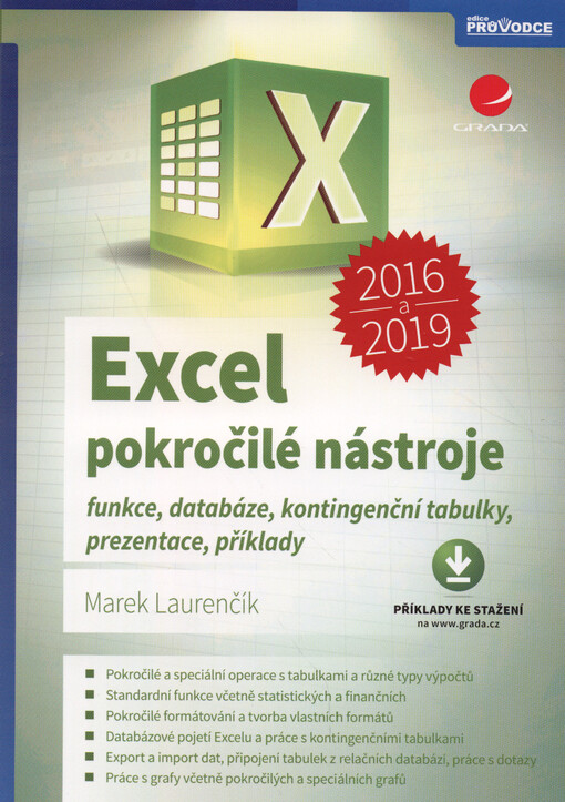 Excel 2016 a 2019 - pokročilé nástroje | Laurenčík Marek