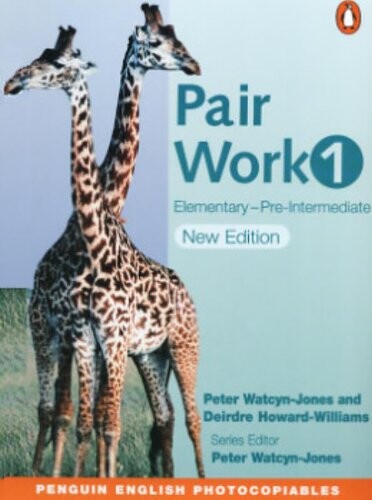 Pair Work 1. Elementary -  Pre-Intermediate. New Edition