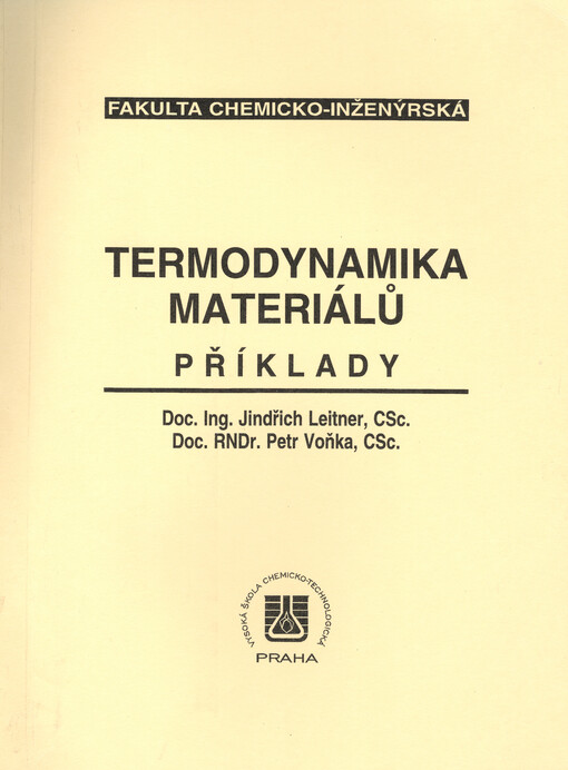 Termodynamika materiálů : příklady