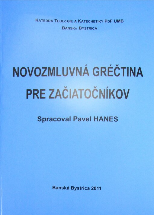 Novozmluvná gréčtina pre začiatočníkov