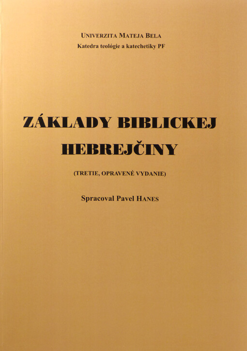 Základy biblickej hebrejčiny