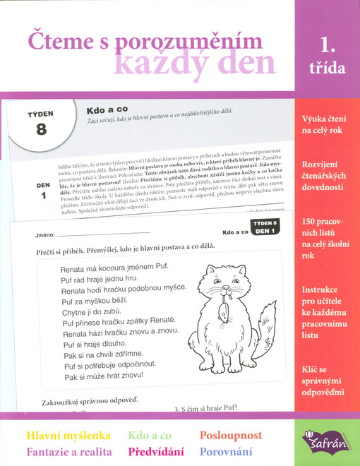 Čteme s porozuměním každý den : 1. třída