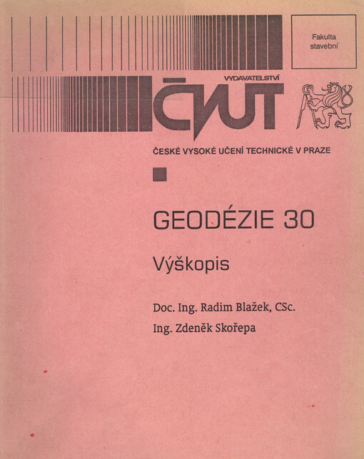 Geodézie 30 : výškopis