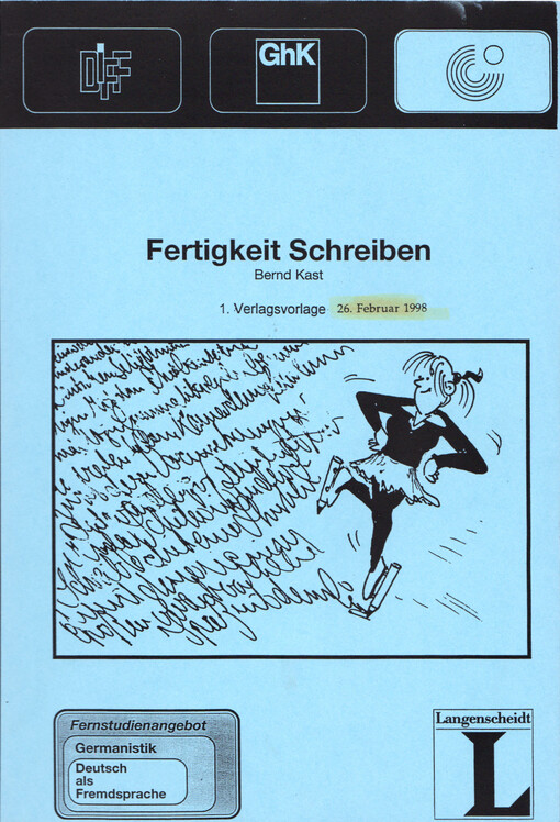 Fertigkeit Schreiben.Fernstudieneinheit 12