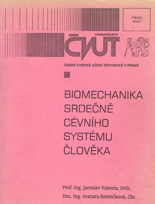 Biomechanika srdečně cévního systému člověka