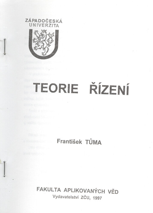 Teorie řízení