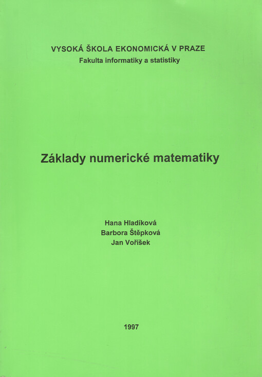 Základy numerické matematiky