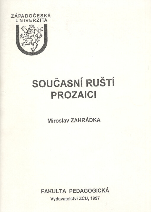 Současní ruští prozaici
