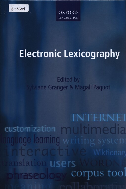 Electronic lexicography
