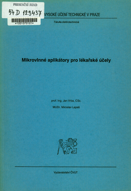 Mikrovlnné aplikátory pro lékařské účely
