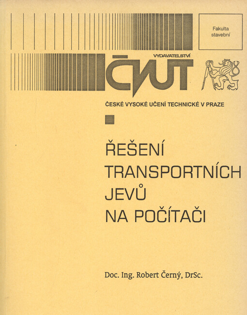 
  Řešení transportních jevů na počítači
  