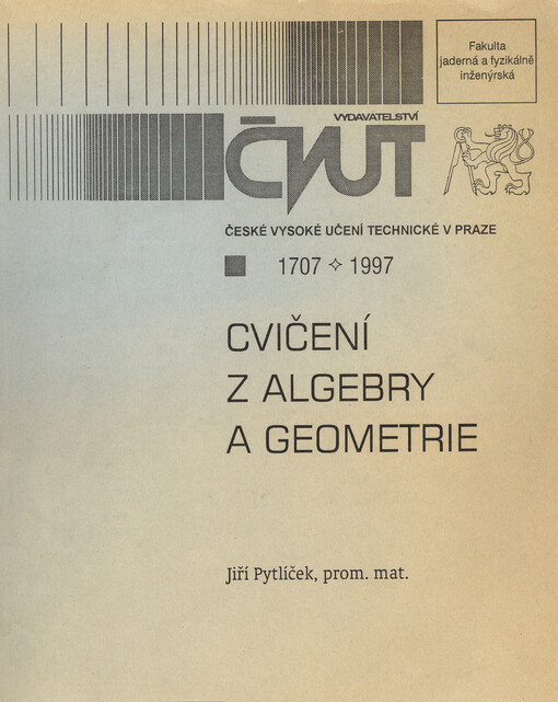 Cvičení z algebry a geometrie