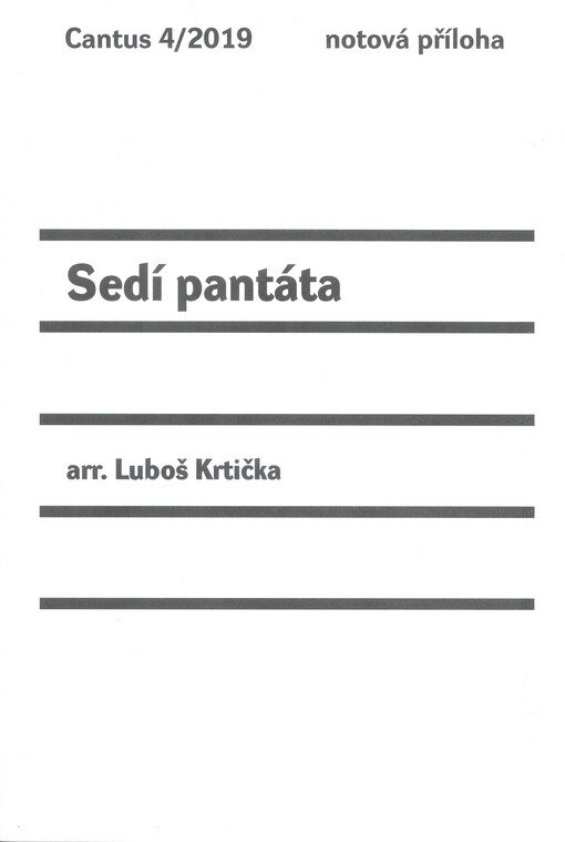 Sedí pantáta : koleda z Valašska