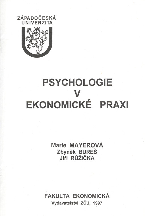 Psychologie v ekonomické praxi