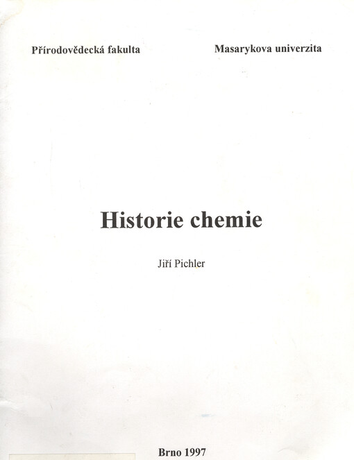 Historie chemie