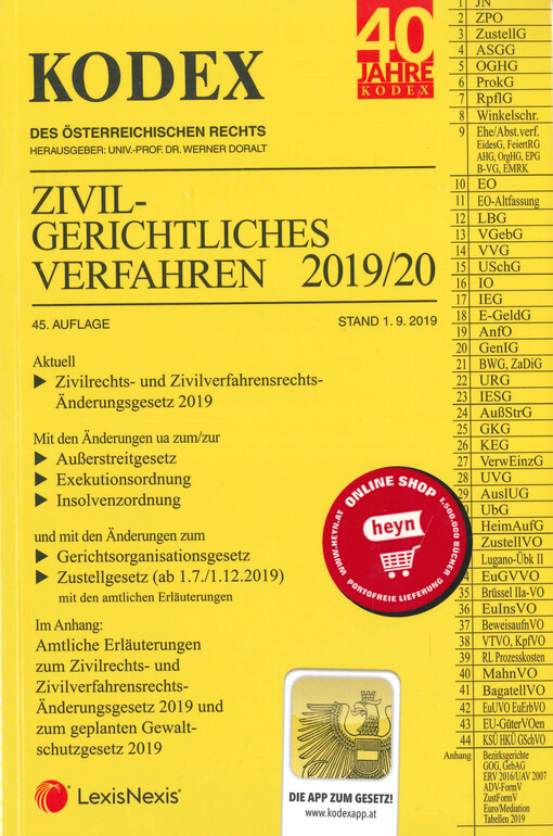 Zivil-gerichtliches Verfahren