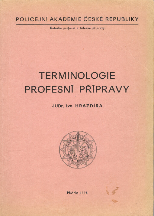 Terminologie profesní přípravy