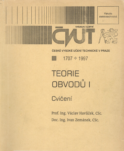 Teorie obvodů I : cvičení