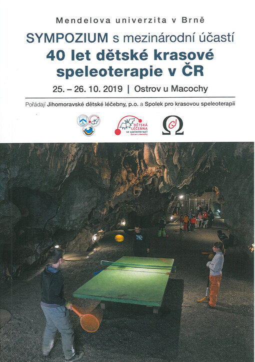 Sympozium s mezinárodní účastí 40 let dětské krasové speleoterapie v ČR