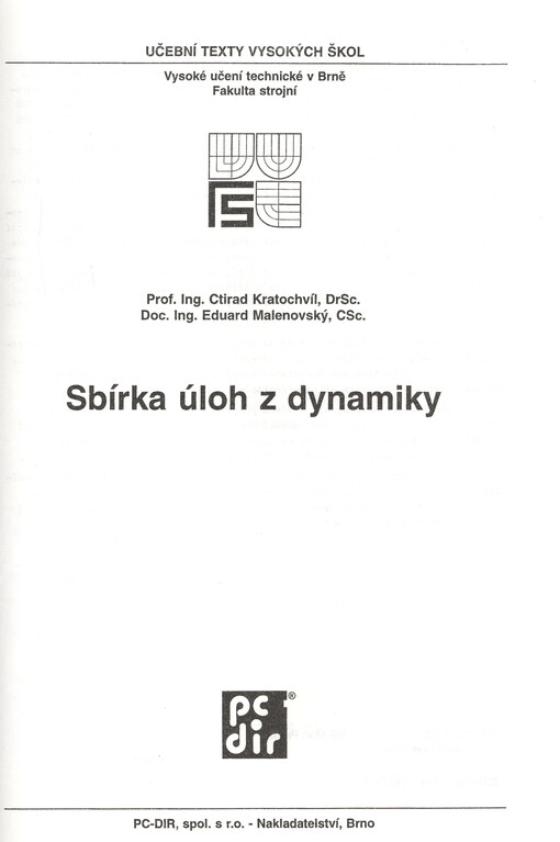 Sbírka úloh z dynamiky